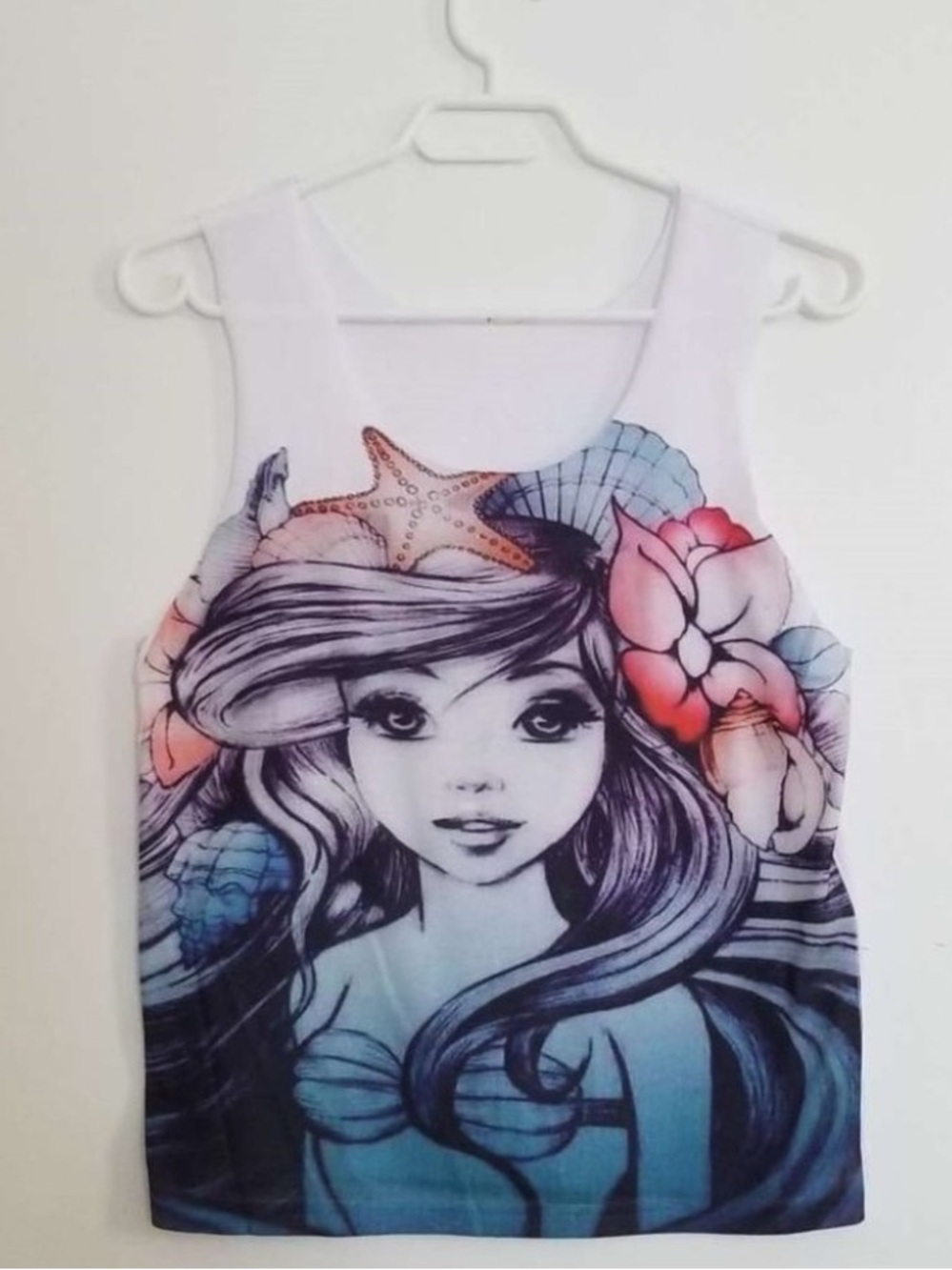 Ariel The Little Mermaid Dreamy Print Tank Top